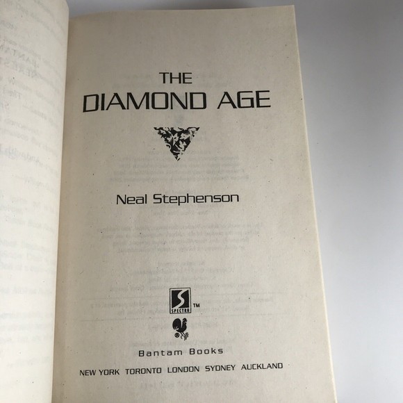 The Diamond Age Neal Stephenson Paperback Bantam USA - Picture 5 of 6